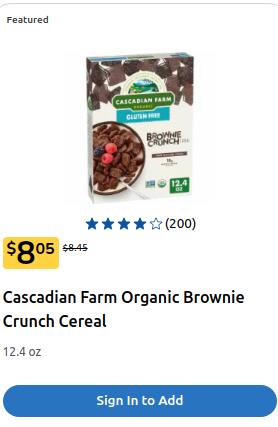 Cascadian Farm Organic campaigns first seen Feb 2025.