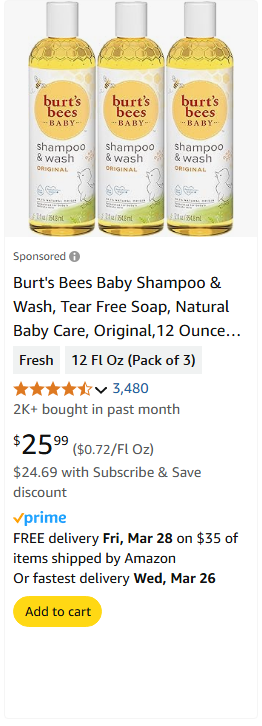 Clorox campaigns first seen Mar 2025.