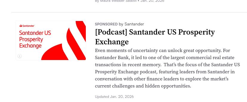 Banco Santander campaigns first seen Jan 2026.