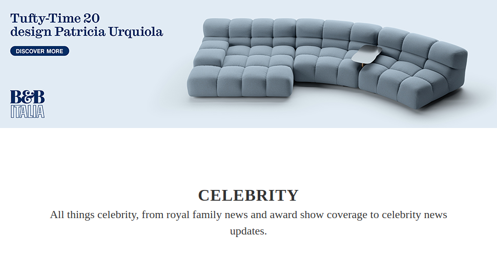 B&B Italia campaigns first seen Jul 2025.