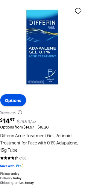 Differin campaigns first seen Feb 2025.