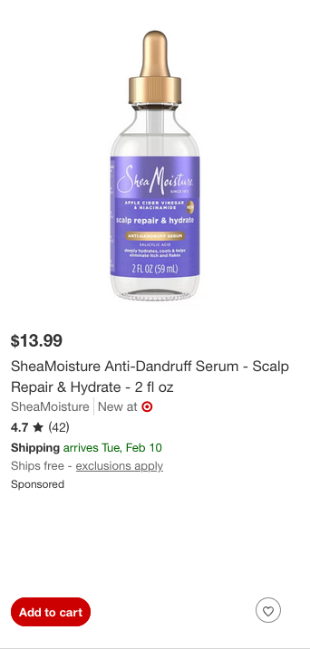 SheaMoisture campaigns first seen Feb 2026.