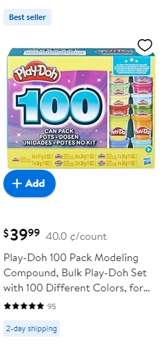 Play-Doh campaigns first seen Dec 2024.