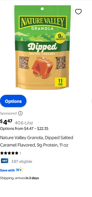 Nature Valley campaigns first seen Feb 2025.