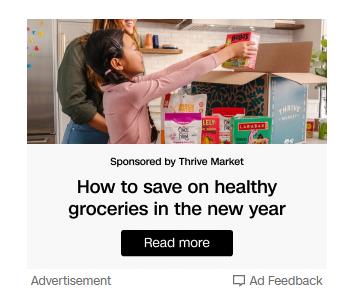 Thrive Market campaigns first seen Jan 2025.