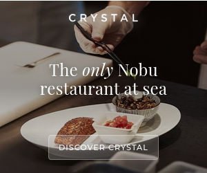 Crystal Cruises campaigns first seen Feb 2026.