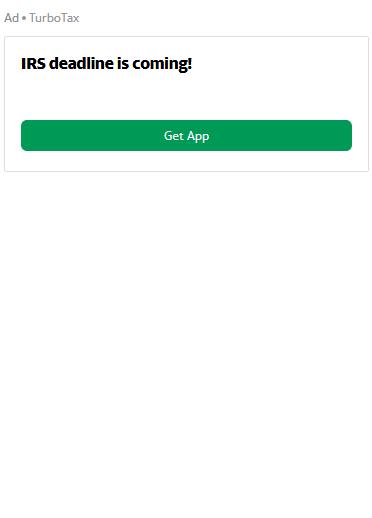 TurboTax campaigns first seen May 2021.