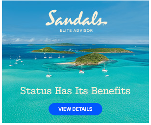 Sandals Resorts International campaigns first seen May 2025.