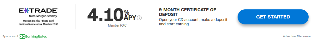 E*TRADE Bank campaigns first seen Nov 2025.