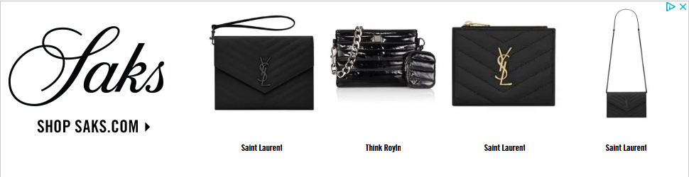 Saks Fifth Avenue campaigns first seen Mar 2025.