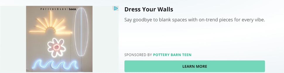 Pottery Barn campaigns first seen Mar 2025.