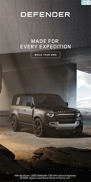 Land Rover campaigns first seen Feb 2025.