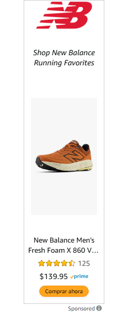 New Balance Athletics campaigns first seen Feb 2025.