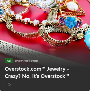 Overstock campaigns first seen Feb 2025.