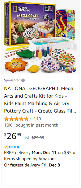 National Geographic national geographic mosaic arts and crafts kit