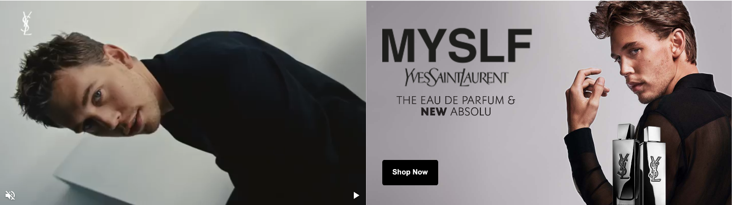 Yves Saint Laurent Fragrances campaigns first seen Aug 2025.