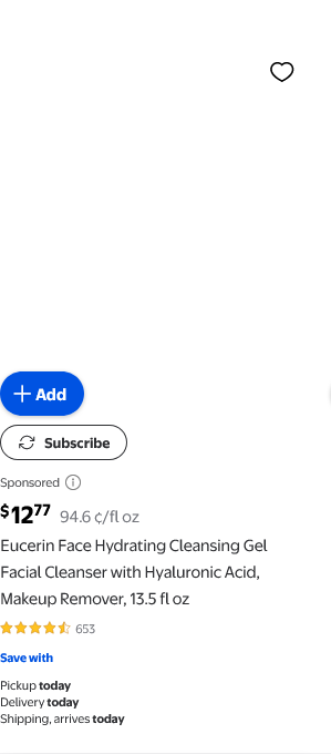 Eucerin campaigns first seen Sep 2025.