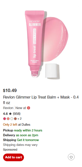 Revlon campaigns first seen Feb 2026.