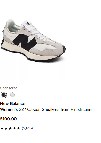 New Balance campaigns first seen Nov 2024.