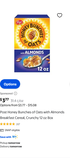 Honey Bunches of Oats campaigns first seen May 2025.