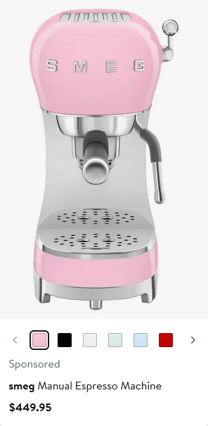 Smeg campaigns first seen Apr 2025.