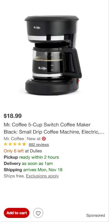 Newell Brands campaigns first seen Nov 2024.