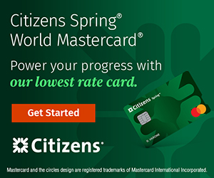 Citizens Bank campaigns first seen Oct 2025.
