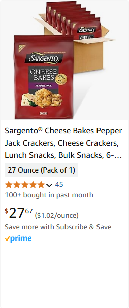 Sargento Foods campaigns first seen Jul 2025.