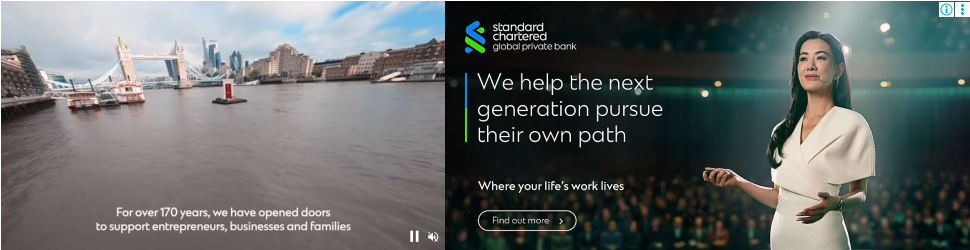 Standard Chartered campaigns first seen Sep 2025.