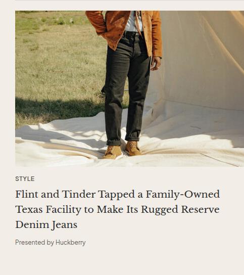 Huckberry campaigns first seen Jan 2025.