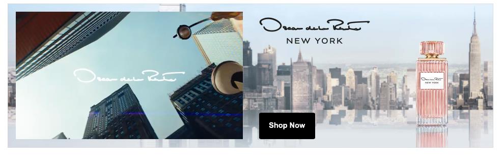 Oscar de la Renta campaigns first seen Apr 2025.