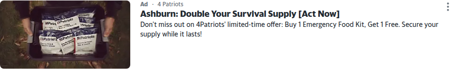 4 Patriots campaigns first seen May 2025.