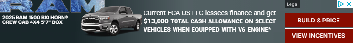 Ram 1500 Model Line campaigns first seen Feb 2025.