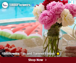 1-800-Flowers.com campaigns first seen Jun 2025.