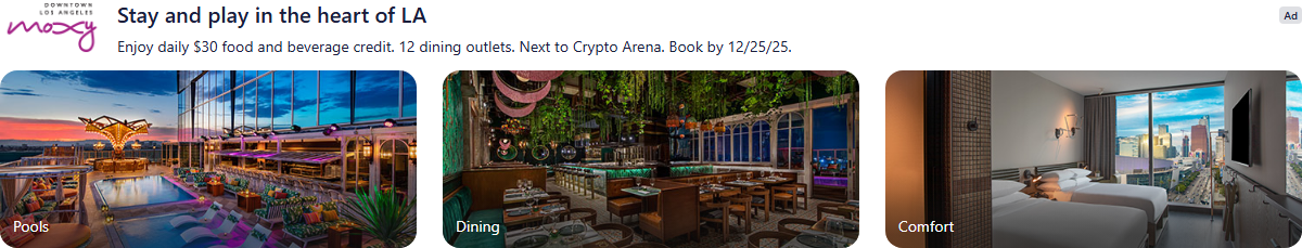 Marriott International Lifestyle Collection campaigns first seen Apr 2025.