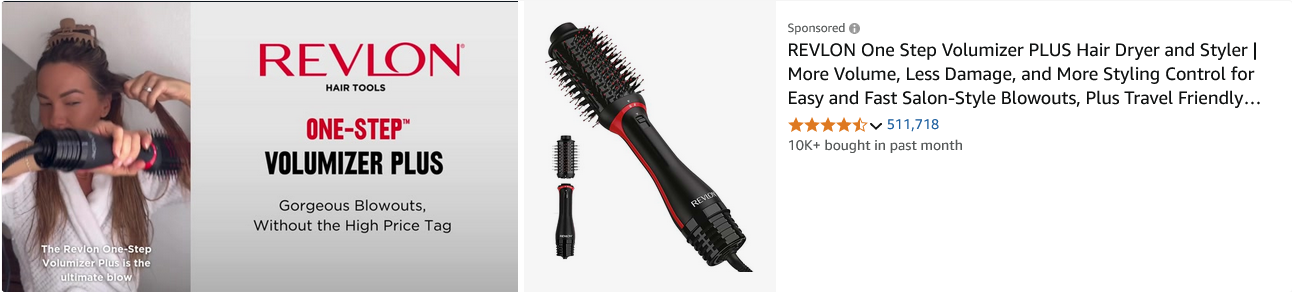 Revlon campaigns first seen Mar 2025.