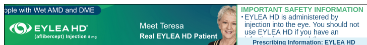 Regeneron Opthamology campaigns first seen Feb 2025.