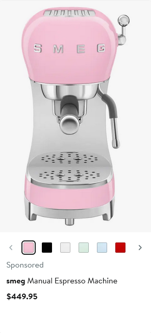 Smeg campaigns first seen Apr 2025.