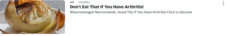 Instaflex campaigns first seen Mar 2025.