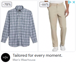 The Men's Wearhouse campaigns first seen Apr 2025.