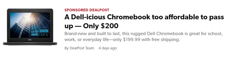 StackCommerce campaigns first seen Aug 2025.