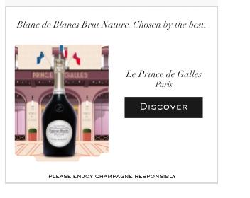 Laurent-Perrier Champagne campaigns first seen Dec 2024.