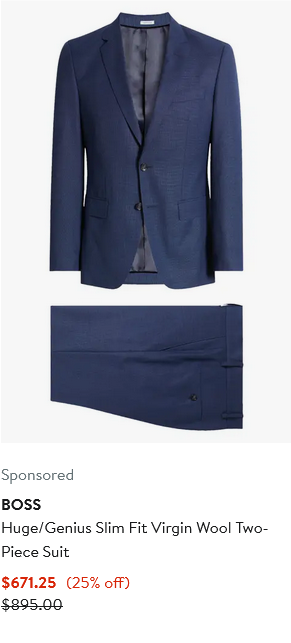 Hugo Boss campaigns first seen Feb 2025.