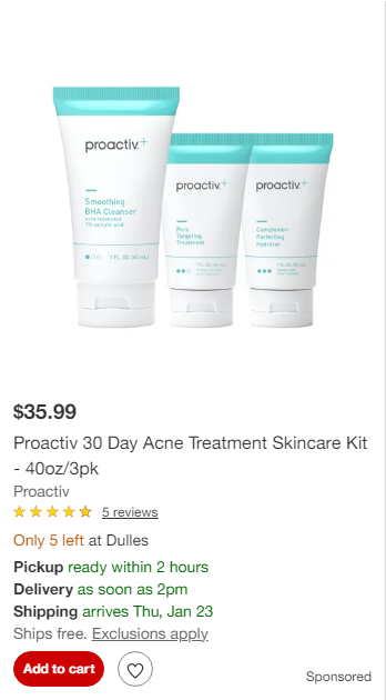 Proactiv campaigns first seen Jan 2025.