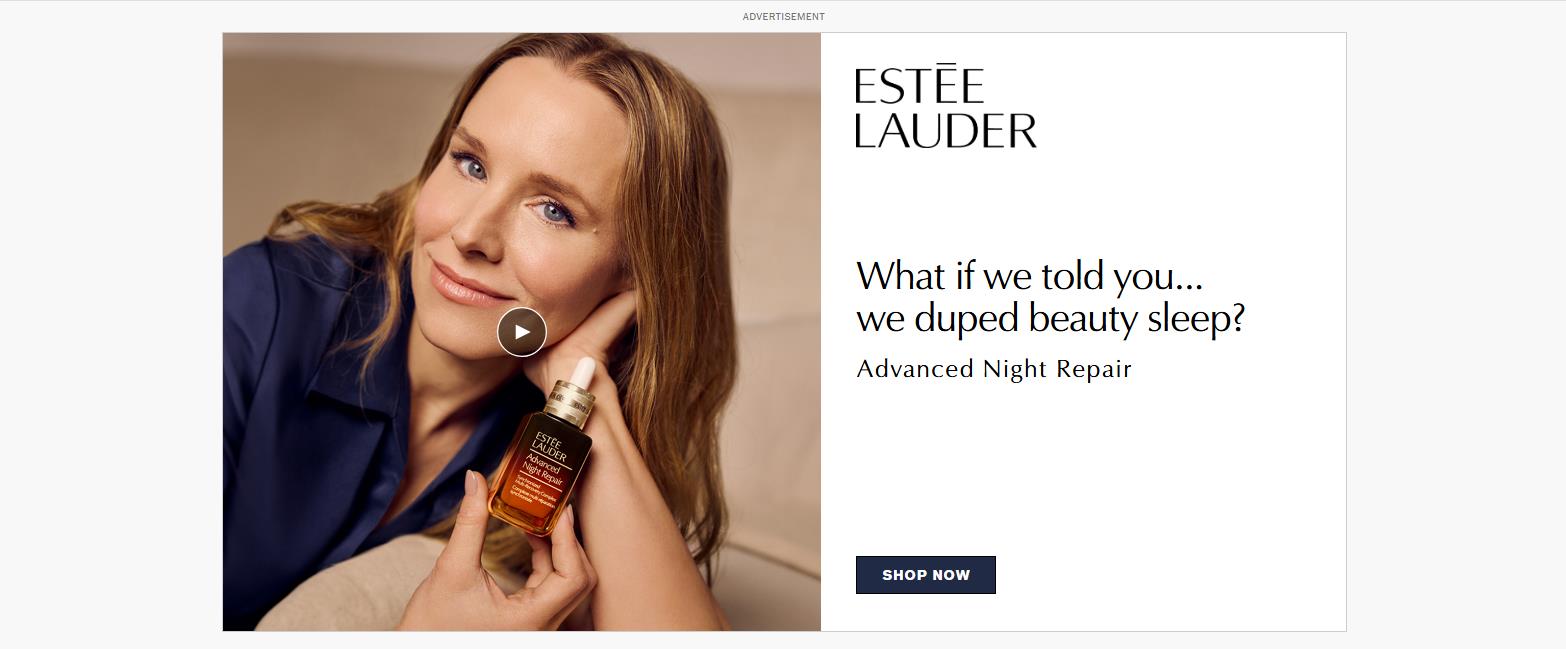 Estee Lauder Fragrance campaigns first seen May 2025.