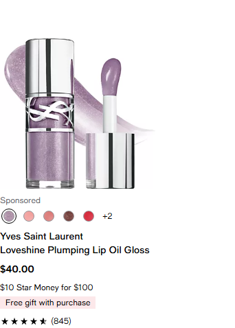 YSL Beauty campaigns first seen Apr 2025.