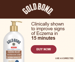 Gold Bond campaigns first seen Mar 2025.