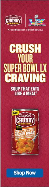 Campbell's campaigns first seen Jan 2026.