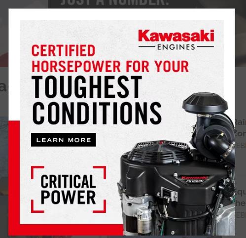 Kawasaki Motors Corp., U.S.A. campaigns first seen Feb 2026.
