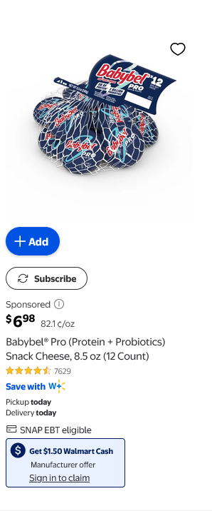 Babybel campaigns first seen Apr 2026.